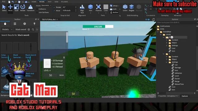 How to make a Tower Defense Game on Roblox #2 смотреть онлайн