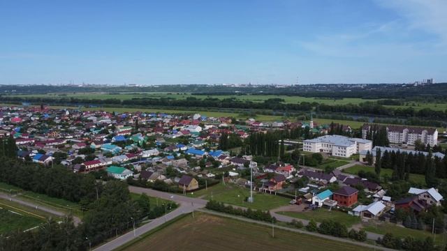 Алексеевка Уфимский район. Аэросъемка с дрона 4К. 2022