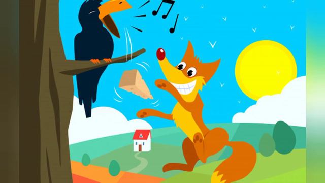 THE FOX AND THE crow। कौआ और लोमड़ी #crown #fox #cartoonmoralstories #moralstories #cartoonstory смотреть онлайн