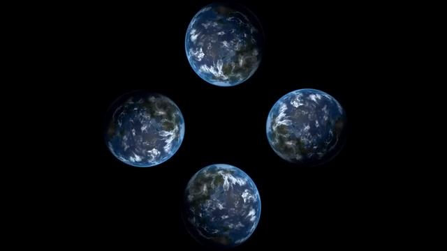 Видео для 3D голограммы - Планета Земля крутится - YOG - 2 смотреть онлайн