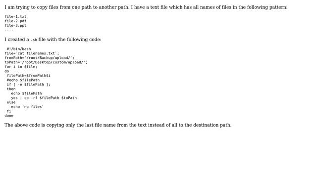 Unix & Linux: copy files from one path to another path in linux (2 Solutions!!) смотреть онлайн