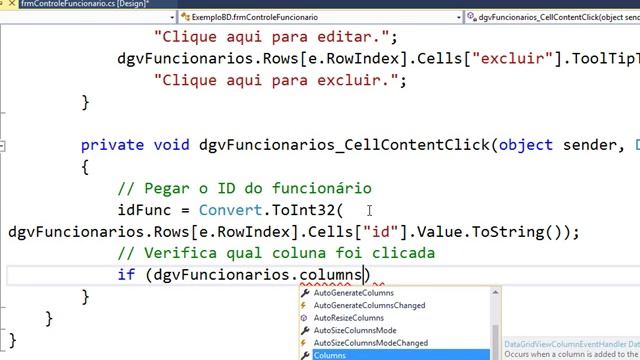 Aula 08 - Implementando o botão Editar do DataGridView - Windows Forms C# смотреть онлайн