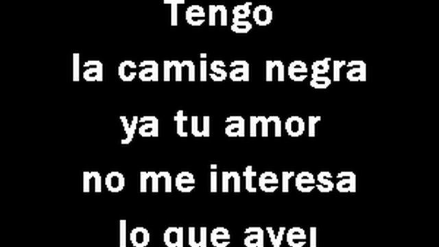 06  Juanes   La Camisa Negra [karaoke]