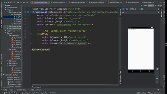 Ep.21 Bottom Navigation Drawer and Fragments (in Kotlin) смотреть онлайн