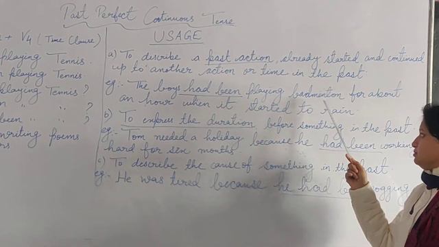 PAST PERFECT CONTINUOUS TENSE смотреть онлайн