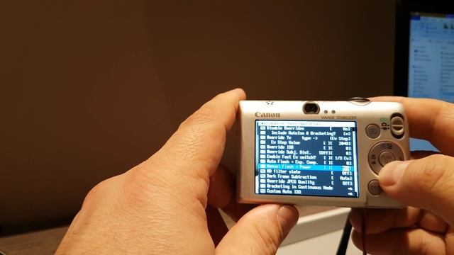 Canon IXUS with installed CHDK firmware смотреть онлайн