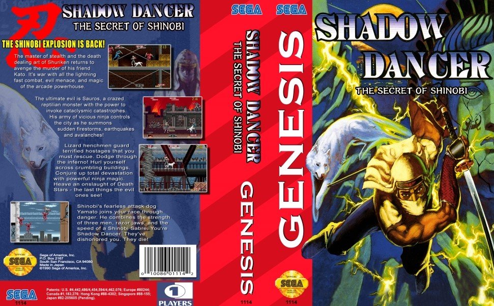 Sega Mega Drive 2 (Smd) 16-bit Shadow Dancer-The Secret of Shinobi Полное Прохождение