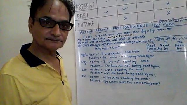 Active-Passive Past Continuous in Hindi смотреть онлайн