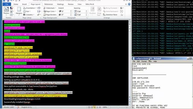 7 SoftlayerVPS Instalacion Apache Django MySQL Wwebmin septima parte смотреть онлайн