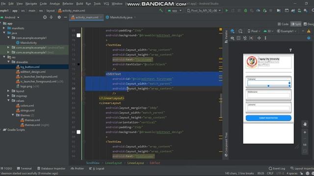 How to make design using Android Studio Java Part 3 смотреть онлайн