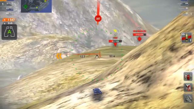 World of Tanks blitz Об 704 Мастер , основной калибр и медаль Редли-Уолтерса смотреть онлайн