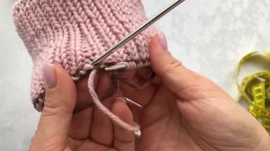 Идеальный двойной ворот спицами резинкой 1 на 1 для свитера! Очень просто!