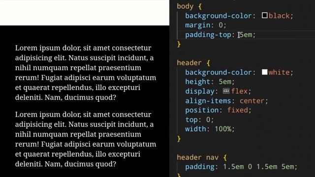 Sticky Navbar on Scroll With CSS | Change Navbar Color on Scroll With Javascript смотреть онлайн