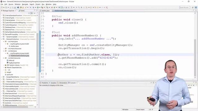 Hibernate Tip: How to persist a List of Strings as an ElementCollection смотреть онлайн