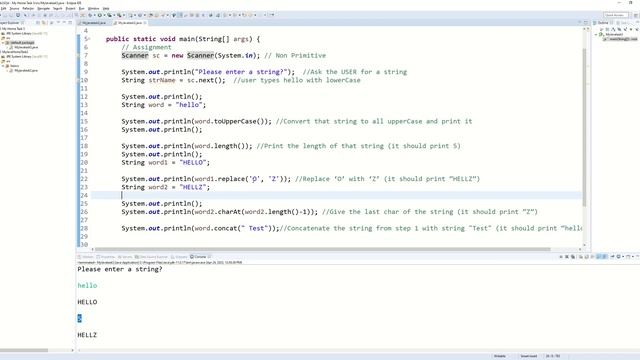 Java string functions смотреть онлайн
