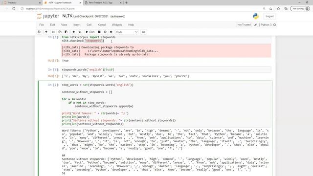 NLTK смотреть онлайн