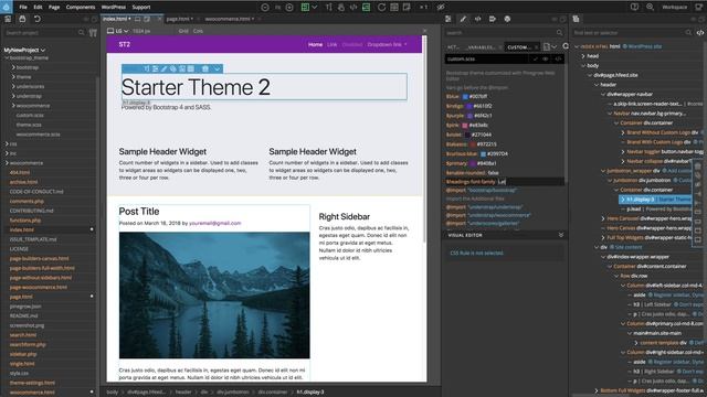 Introduction to Starter Theme 2 for Pinegrow WordPress Theme Builder смотреть онлайн