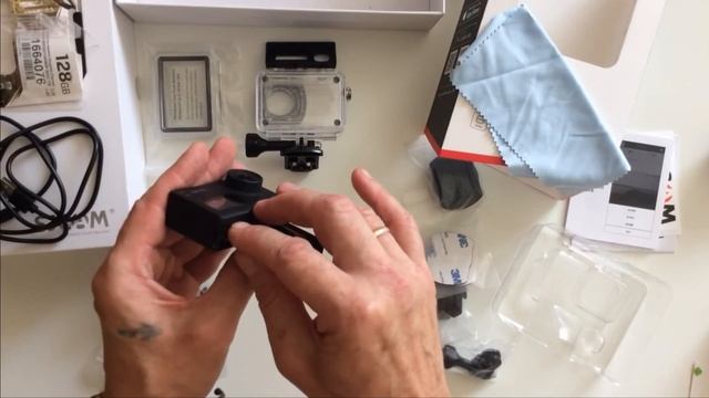 Распаковка моей новой экшн-камеры SJCAM SJ8PRO. Плюс несколько тестовых видео в разных режимах.
