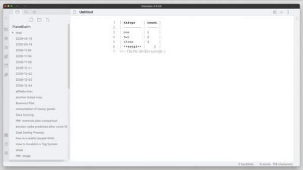 Using Excel-like Formulas In Obsidian - Advanced Tables Plugin
