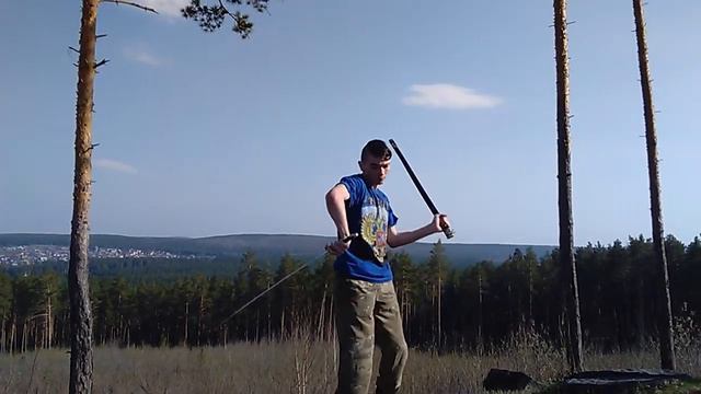 Фланкировка двумя руками шашкой смотреть онлайн