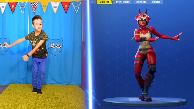 FORTNITE DANCE CHALLENGE! - In Real Life Кто КРУЧЕ ТАНЦУЕТ ? смотреть онлайн