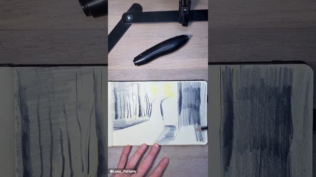 Видео урок ИДИЛЛИЯ Осеннего ЛЕСА (графические карандаши)