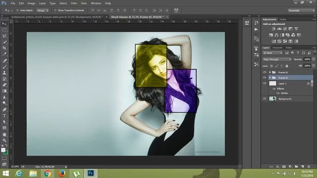 How to create Clipping Mask in Photoshop CC смотреть онлайн