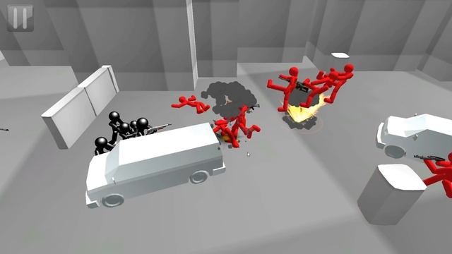 ШТУРМОВИКИ СТИКМЕНЫ - Игра Battle Simulator : Counter Stickman #3 Игры на телефон смотреть онлайн
