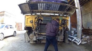 ЗАМЕНА ТОРСИОНА КАБИНЫ MAN