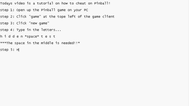 How-to Cheat on Pinball (PC) смотреть онлайн