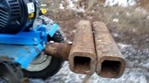 Колеса от авто на мотоблок НЕВА. Самый простой способ.