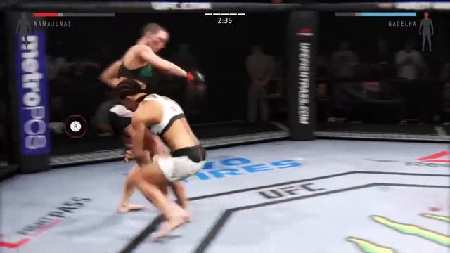 EA SPORTS™ UFC® 2ч_ как моей Рози Намаюнас руку свернули,как?!! смотреть онлайн