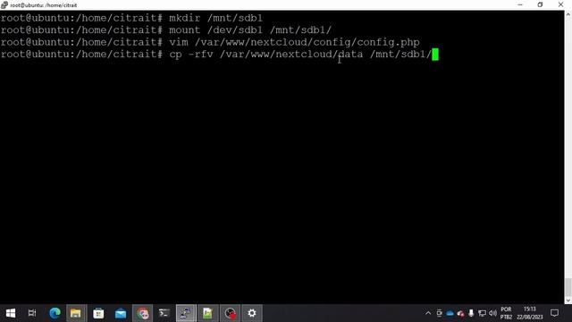 34- Ninja Nextcloud - Disco de Dados смотреть онлайн