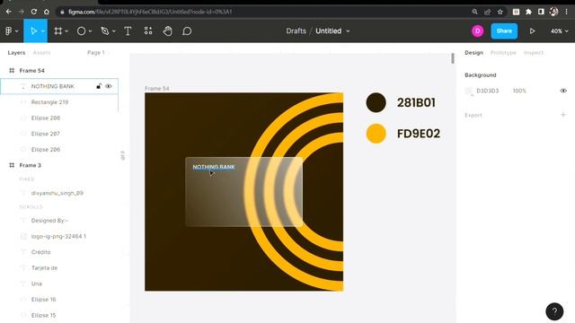 Glass Effect Card In Figma || DVxUi смотреть онлайн