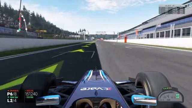 Project CARS DARE DEVIL online race renault formula 3.5 CIRCUIT DE SPA-FRANCORCHAMPS смотреть онлайн