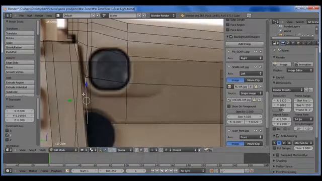 [War Zone]Scar-Light Blender Speed Modeling Part 1 смотреть онлайн