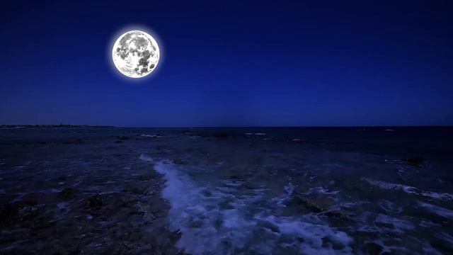 Deep Relaxing Music for Sleeping with Ocean Sounds Gentle Waves at Night, 10 Hours of White Noise смотреть онлайн