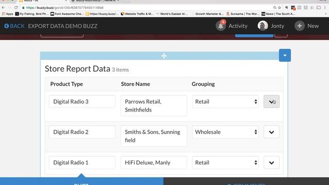 Export Data from a Buzzy Micro app to Excel using Google Chrome смотреть онлайн