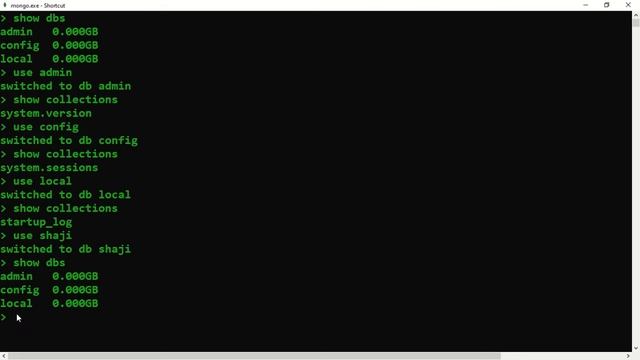 mongoDB 02 By Shaji Topic: Creating Database, Creating Collection смотреть онлайн