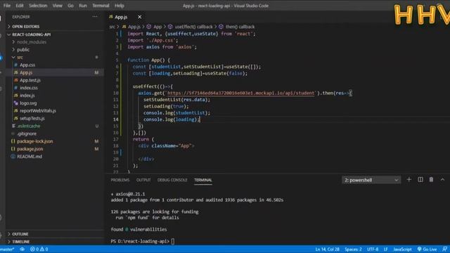 React JS - Show Loading Screen While Fetching API Data смотреть онлайн