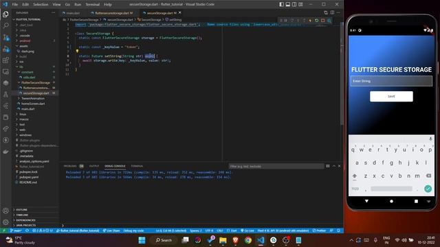 Flutter secure storage | How to Impliment Flutter secure storage | смотреть онлайн