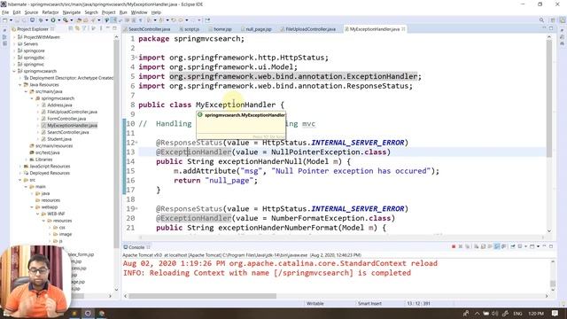 Centralized Exception Handling in Spring MVC using @ControllerAdvice | Effective Way | Spring MVC смотреть онлайн