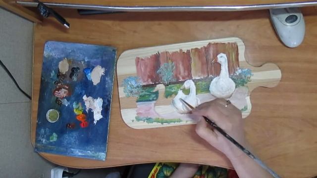 Научиться рисовать гусей смотреть онлайн