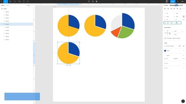 Как сделать в Фигме круговые диаграммы и прогресс бары