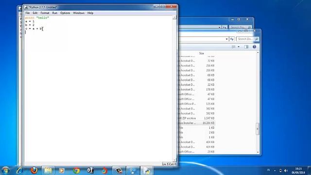 tutorial menginstall dan menggunakan python versi 2.7.7 смотреть онлайн