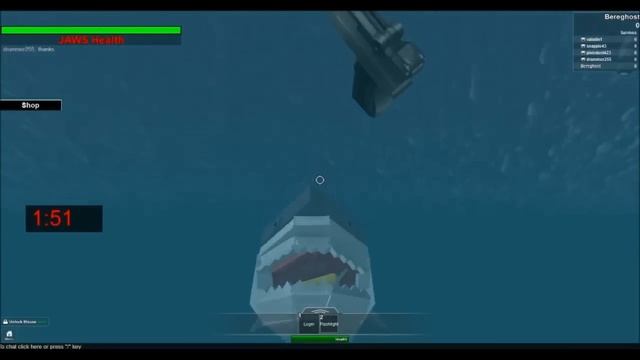 Family Game Nights Plays: Roblox - Jaws Re-Visited (PC) смотреть онлайн