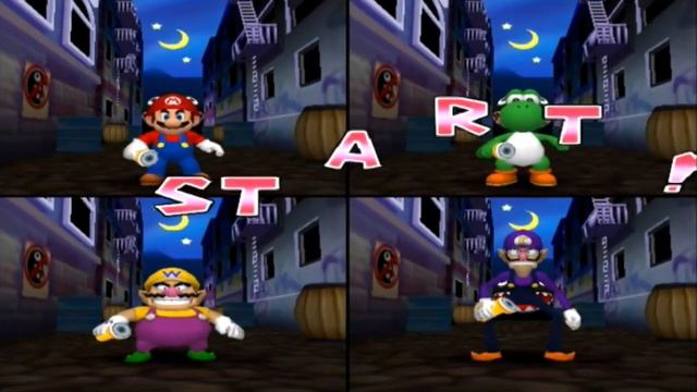 Mario Party 5 - Minigames - 4v4 - Night Light Fright смотреть онлайн