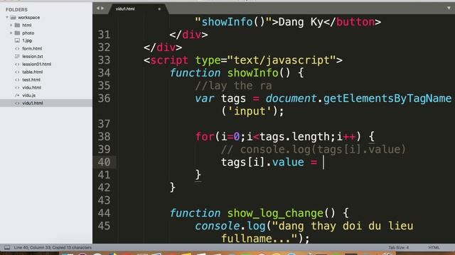 Phần 14 | Thêm tags vào tags khác bằng javascript+ví du thêm sinh viên|Khoá học lập trình Javascrip смотреть онлайн