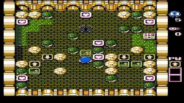 The Adventures of Lolo 2 for Nes Level 10 (castle) walkthrough with codes plus ending смотреть онлайн