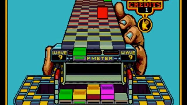 Klax (Sega Mega Drive) 26 Minutes Gameplay